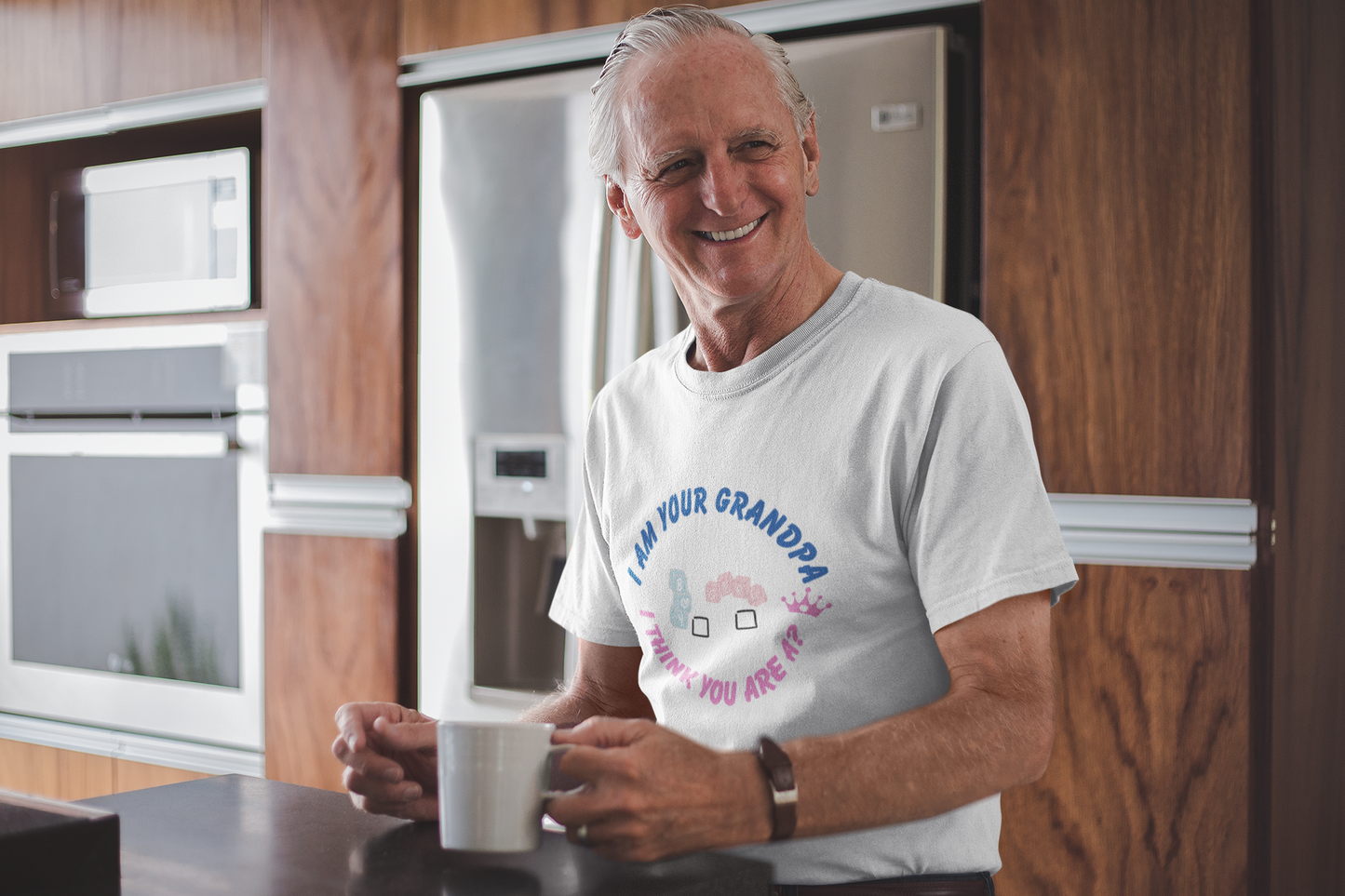 Gender Reveal T-Shirt - 'I Am Your Grandpa' Classic Fit Tee