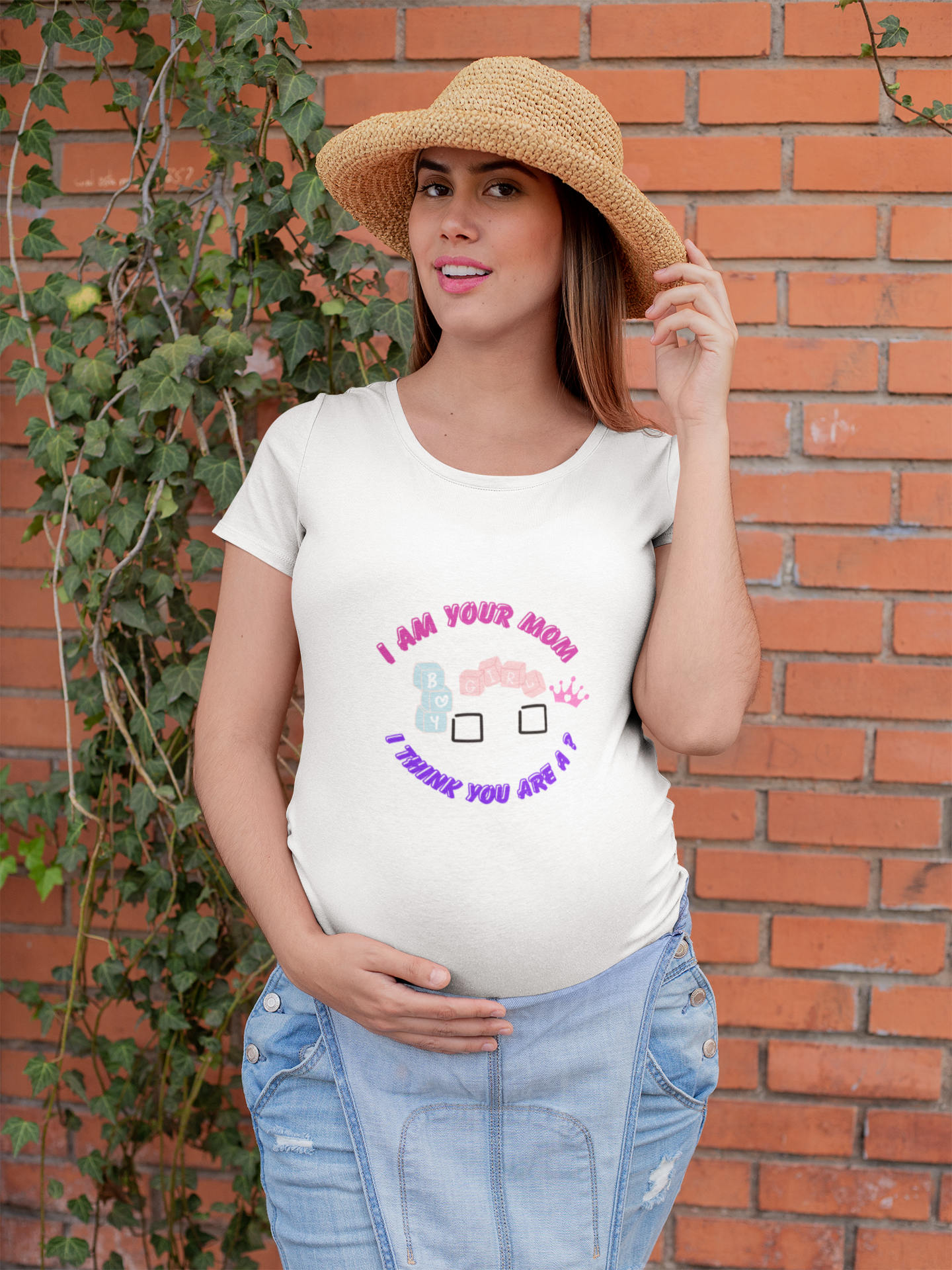 Gender Reveal T-Shirt – I Am Your Mother, What Do You Think? Boy or Girl, t-shirt