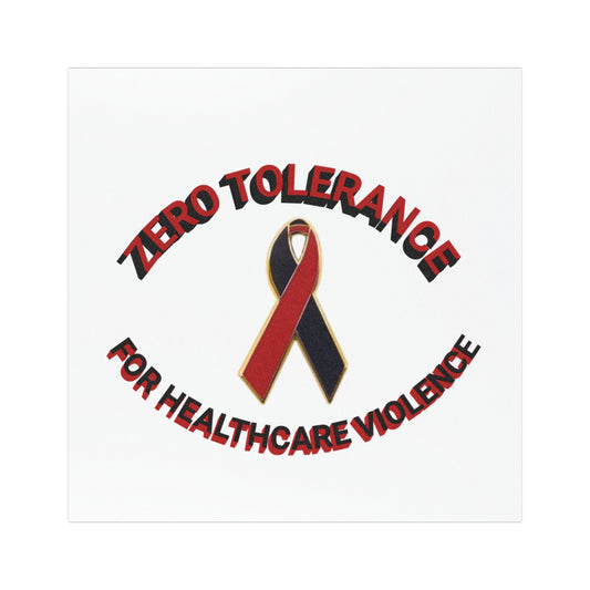 Car Magnet - Healthcare Violence Ribbon Bumper Sticker