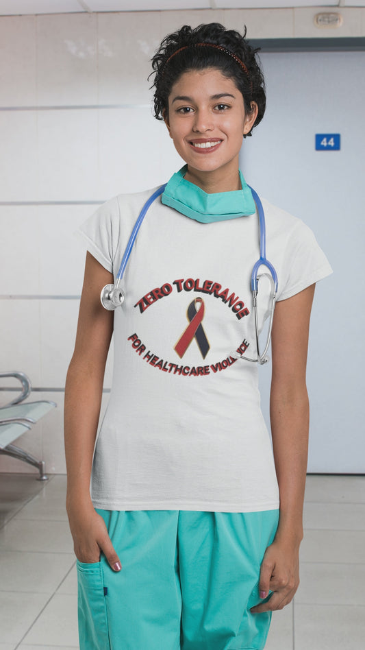 Zero Tolerance for Healthcare violence t-shirt, protect healthcare workers, nurse tee