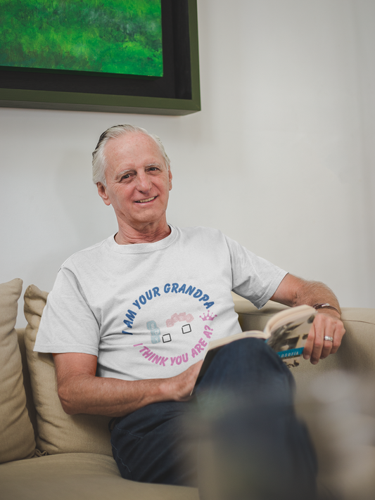 Gender Reveal T-Shirt - 'I Am Your Grandpa' Classic Fit Tee